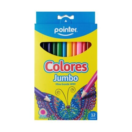COLORES JUMBO 12 COLORES POINTER