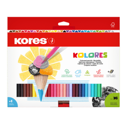 COLORES 36 PIEZAS KORES