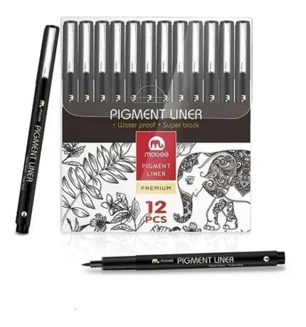 MARCADORES RAPIDOGRAFOS PIGMENT LINER 12 UND MOBEE