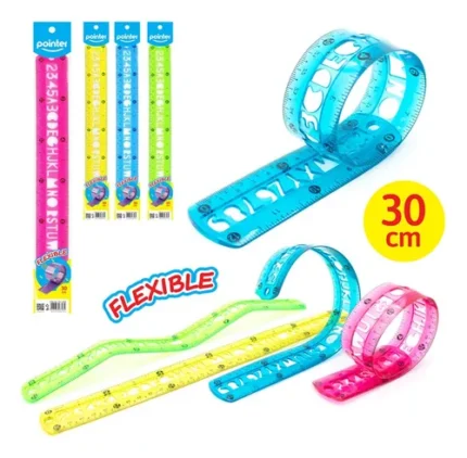 REGLA FLEXIBLE 30 CM POINTER