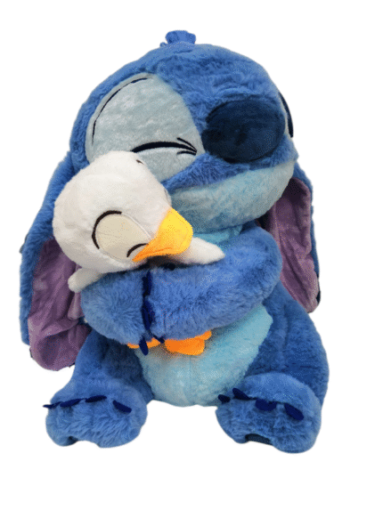 PELUCHE DE STITCH CON PATO 45CM