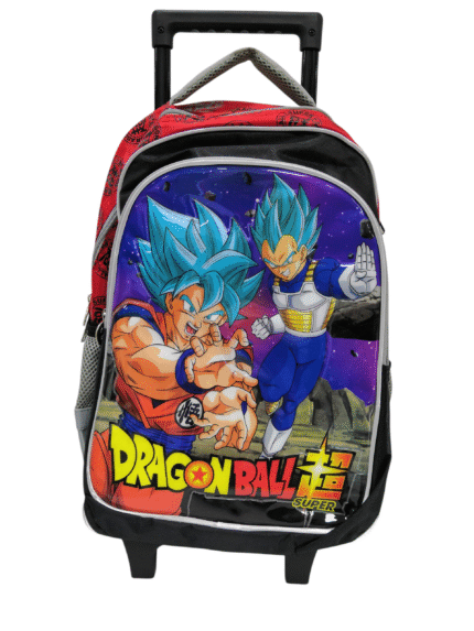 MORRAL GRANDE CON RUEDAS 16.5" DRAGONBALL
