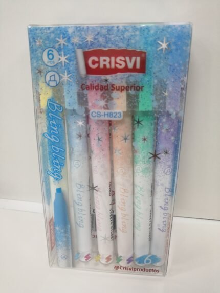 RESALTADOR ESCARCHADO 6 UND CRISVI