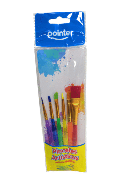 SET DE PINCELES SURTIDOS X6 UND POINTER