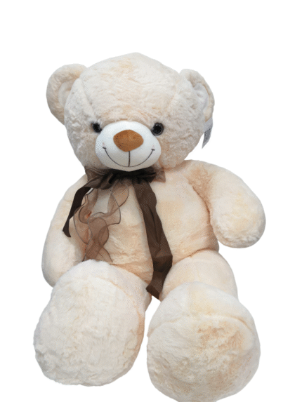 PELUCHE DE OSO COLOR CREMA 80 CM