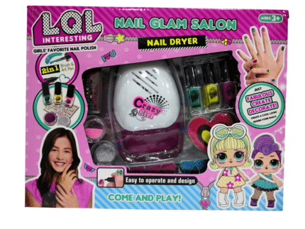 SET DE COSMETICOS LOL CON LAMPARA