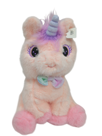PELUCHE UNICORNIO CON LAZO 40 CM
