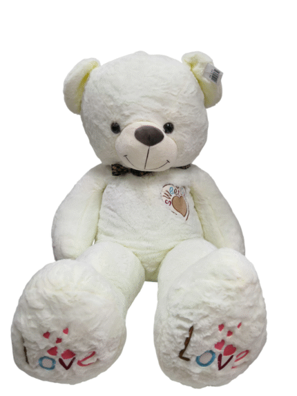 PELUCHE OSO CON LAZO LOVE 125 CM